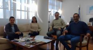 Reunión para realizar trabajos hídricos en el Cañadón de Gutiérrez